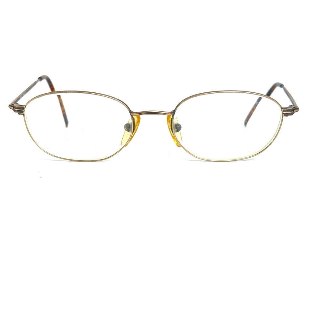 Echo M6028 CM099 Matte Gold Oval Eyeglasses‎ Frames 49-19 H16223